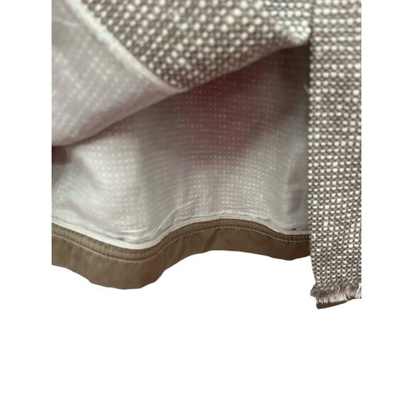 Lafayette 148 Skirt Tweed Fringe Trim Hem Beige Cream Size 18 - Picture 7 of 10